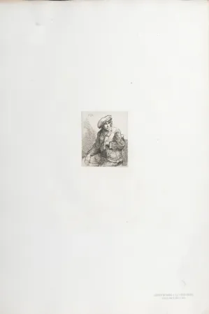 Heliogravure Rembrandt - Jeune Homme à la Gibecière