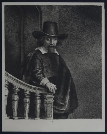 Heliogravure Rembrandt - La campagne du peseur d'or