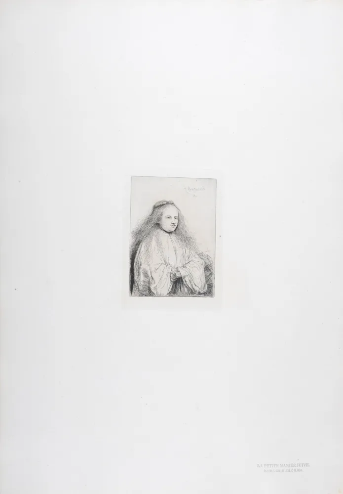 Heliogravure Rembrandt - La petite mariée juive