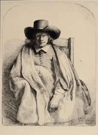 Heliogravure Rembrandt - Portrait de Clément de Jonghe