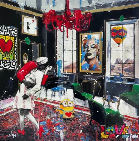 Zeefdruk Renè - An ordinary day in Egypt