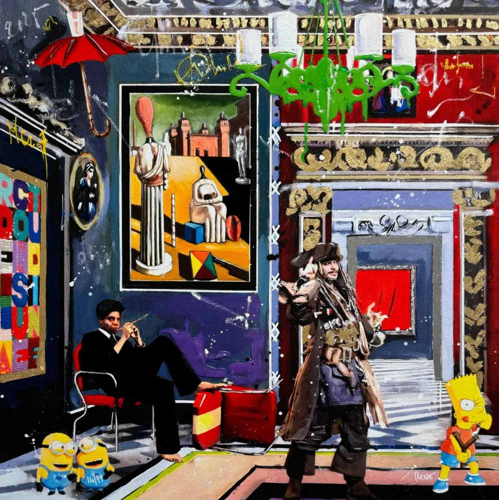 Zeefdruk Renè - Catch art