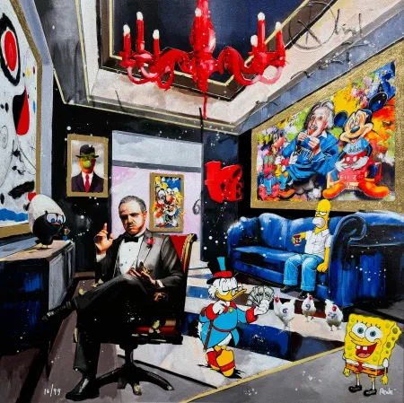 Zeefdruk Renè - In time