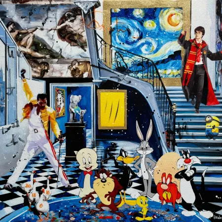 Zeefdruk Renè - Magic