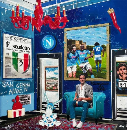 Zeefdruk Renè - Ricomincio da 3