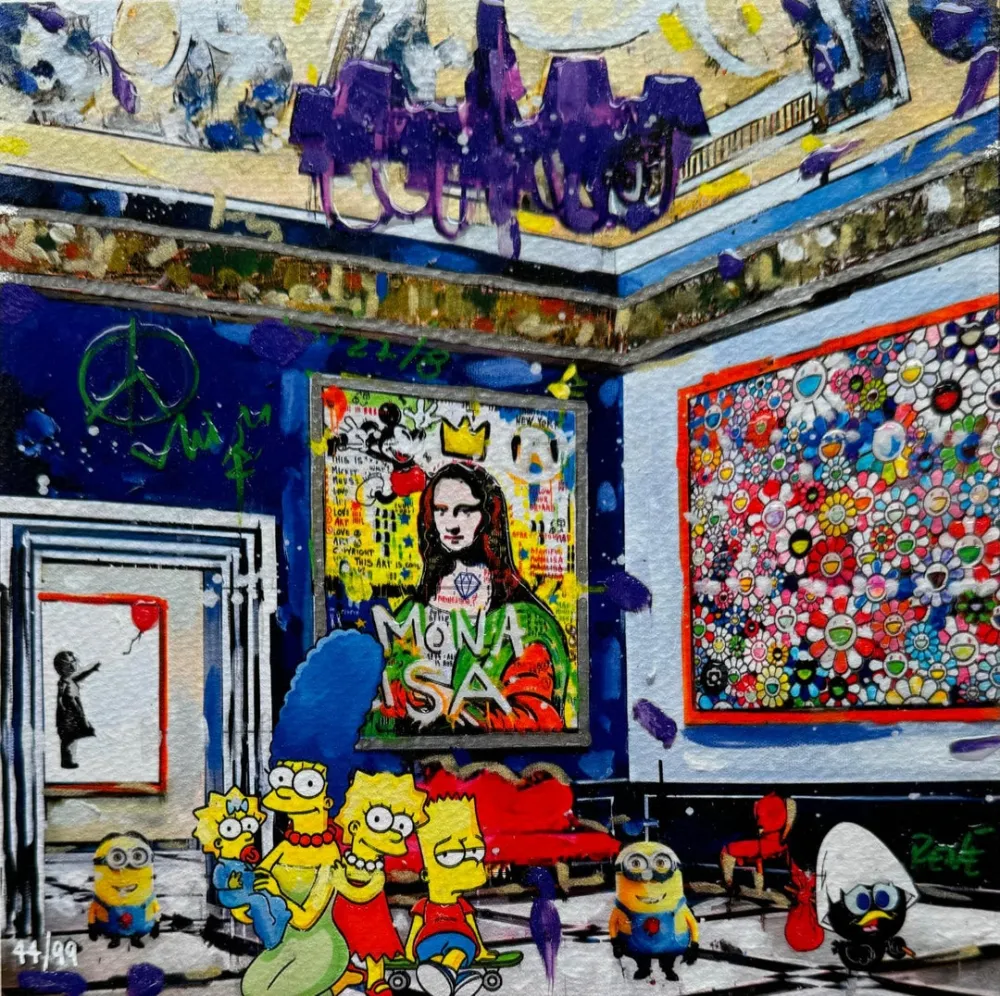 Zeefdruk Renè - Say cheese!