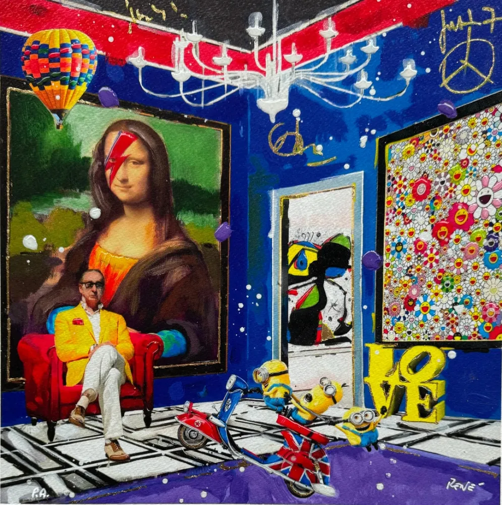 Zeefdruk Renè - Sons of a different generation 