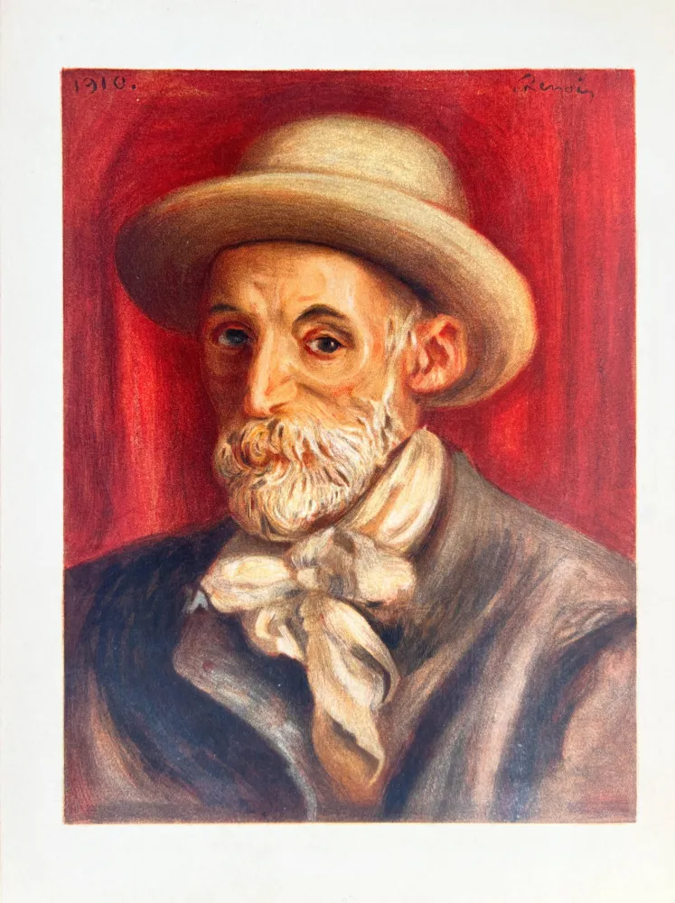 Lithografie Renoir - Autoportrait