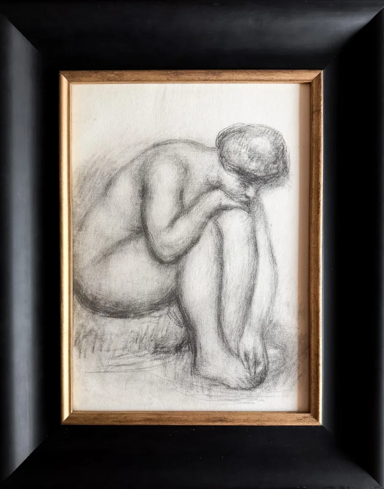 Lithografie Renoir - Baigneuse se séchant