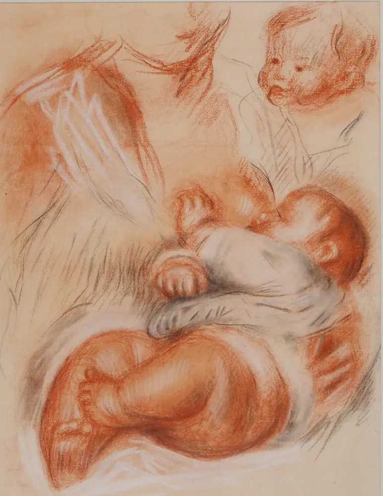 Lithografie Renoir - La maternité
