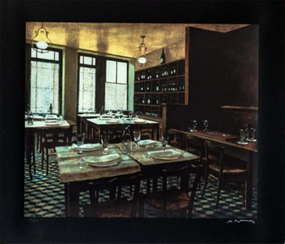 Zeefdruk Renoux - Interior Van Gogh