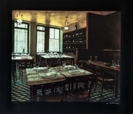 Zeefdruk Renoux - Interior Van Gogh