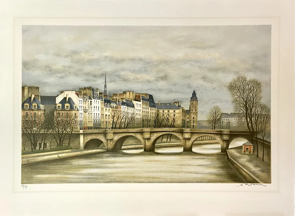 Lithografie Renoux - Le Pont-Neuf