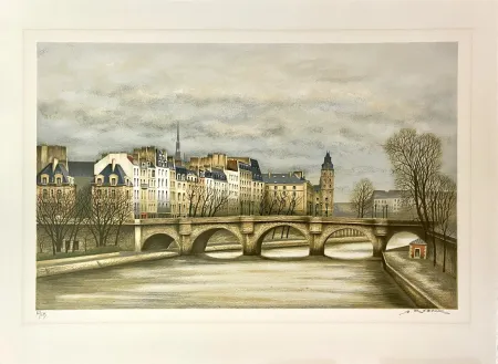 Lithografie Renoux - Le Pont-Neuf