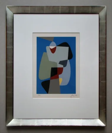 Zeefdruk Rets - Composition abstrait