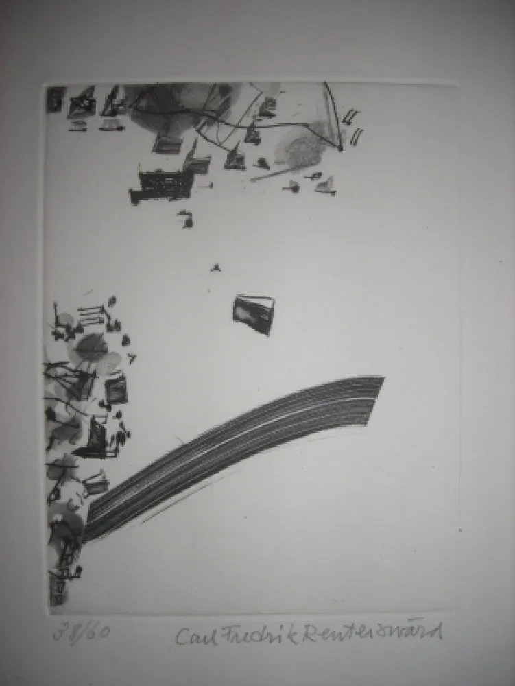 Ets En Aquatint Reuterswaerd - The international avant garde 2