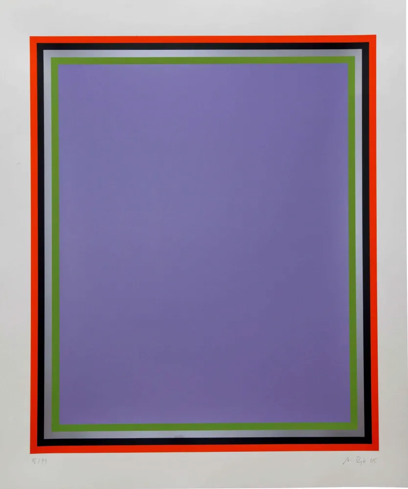 Zeefdruk Reyle - Ohne Titel