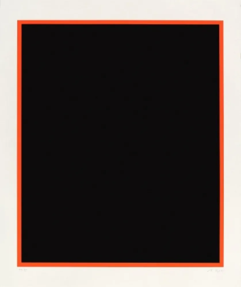 Zeefdruk Reyle - Ohne Titel I 