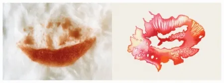 Digitale Print Richard - Les revers du baiser