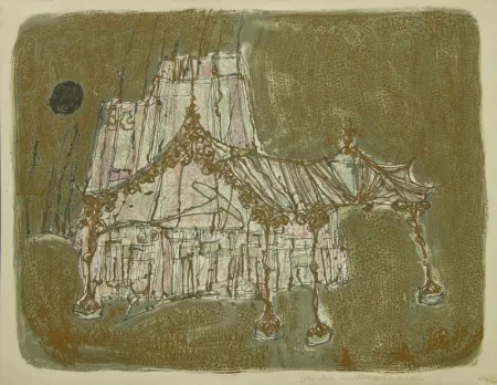 Lithografie Richards - Untitled abstract fantasy