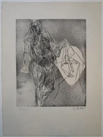Ets En Aquatint Richier - Untitled