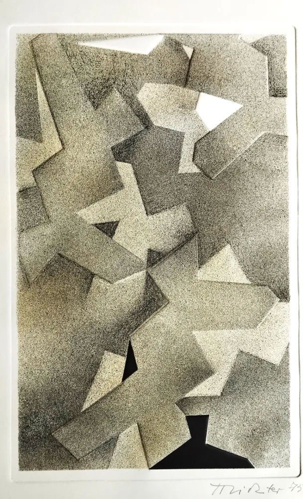 Ets En Aquatint Richter - Senza titolo