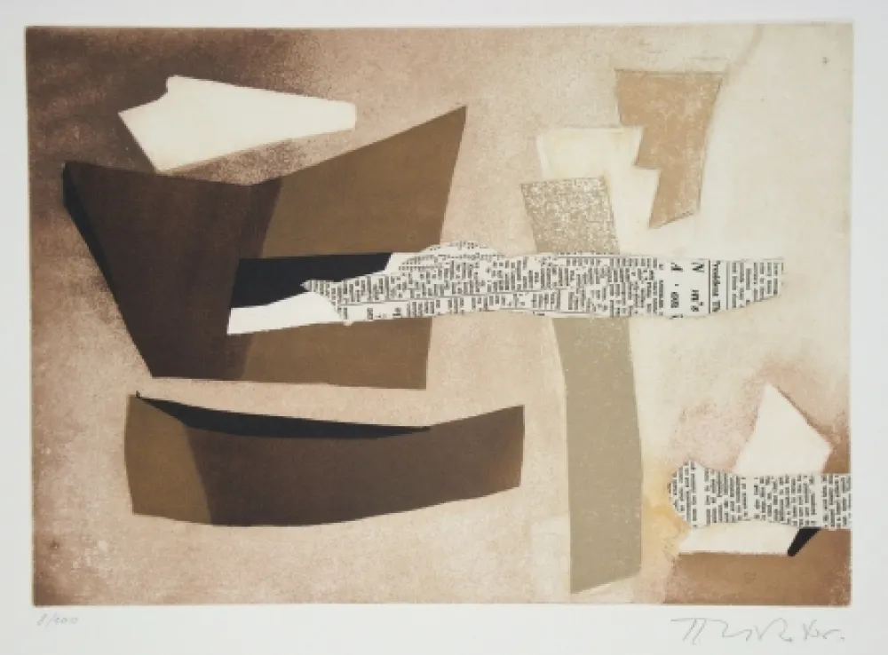 Ets En Aquatint Richter - Sur une jambe