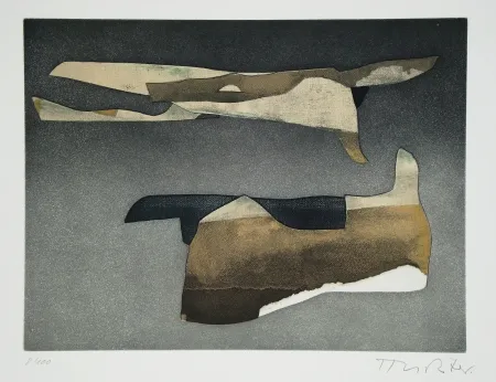 Ets En Aquatint Richter - Sur une jambe