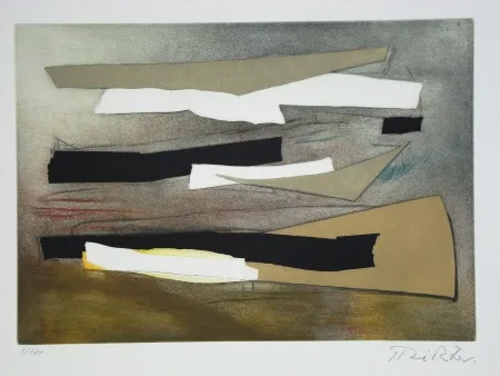 Ets En Aquatint Richter - Sur une jambe
