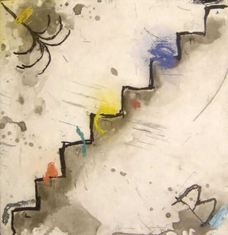 Ets En Aquatint Riera I Aragó - L'Escala de l'enteniment (The Steps of Understanding)