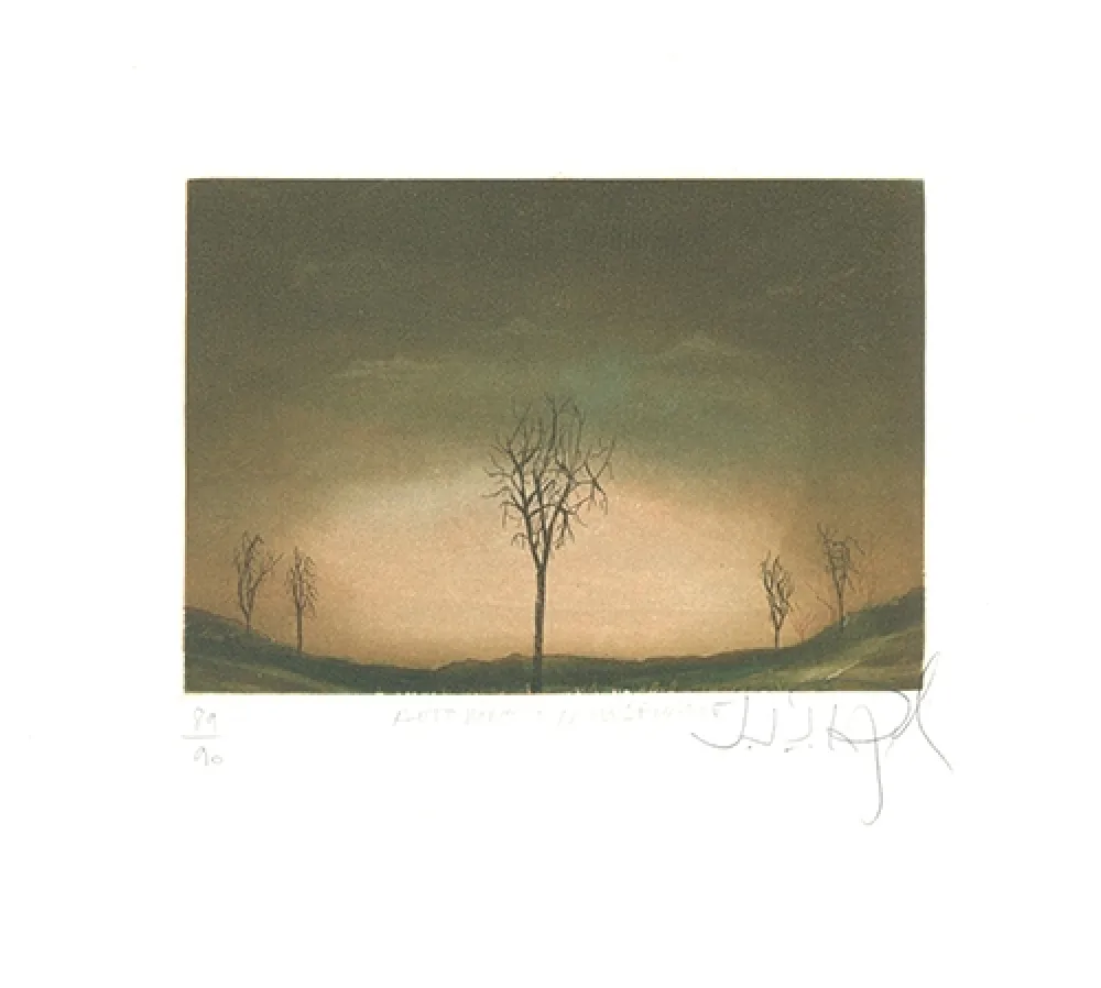 Ets En Aquatint Rigal J.j.j. - Automne en Westphalie