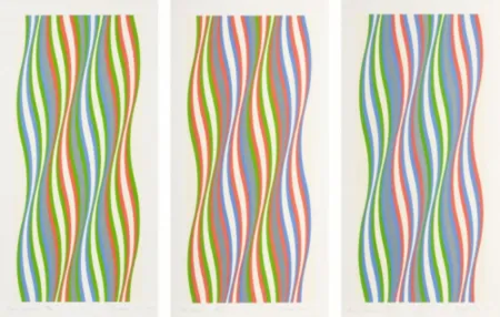 Zeefdruk Riley - Green Dominance, Blue Dominance, Red Dominance (set of 3)