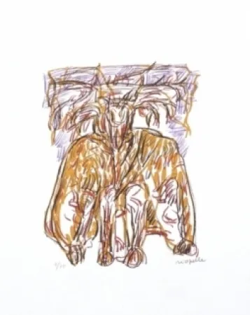 Lithografie Riopelle - Sans titre