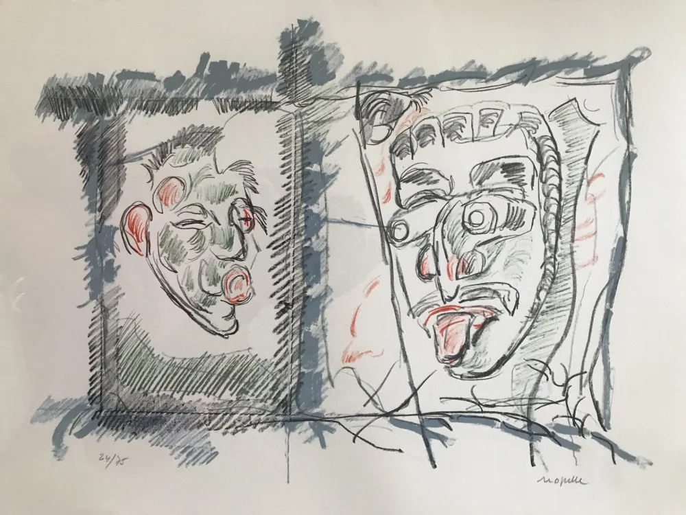 Lithografie Riopelle - Untitled 