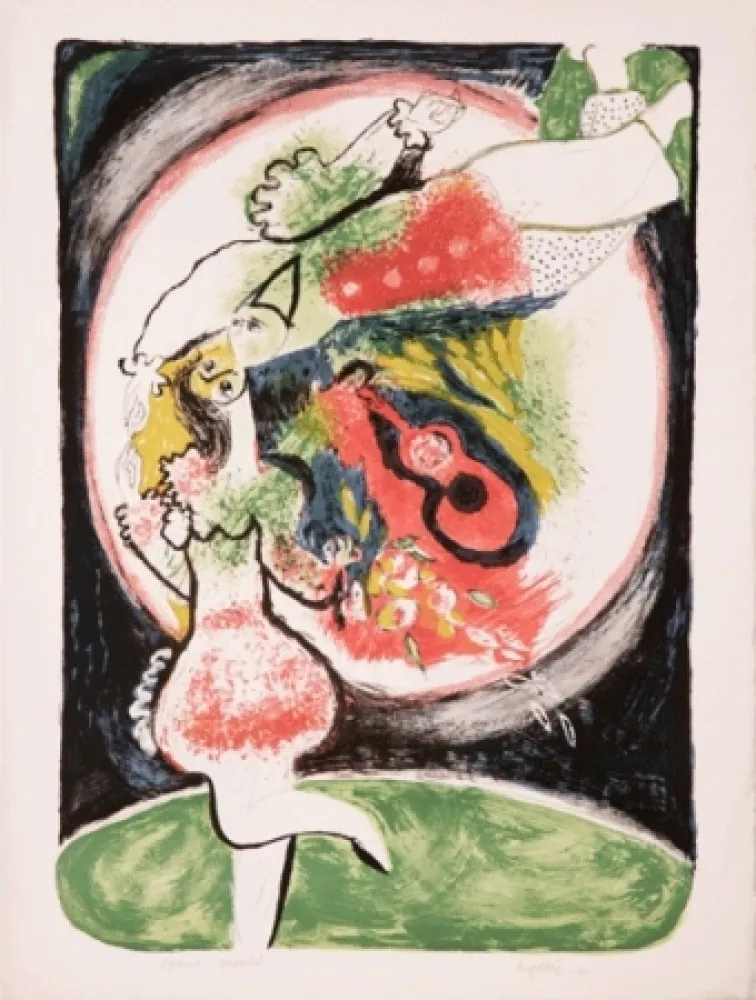 Lithografie Ripolles - Circus