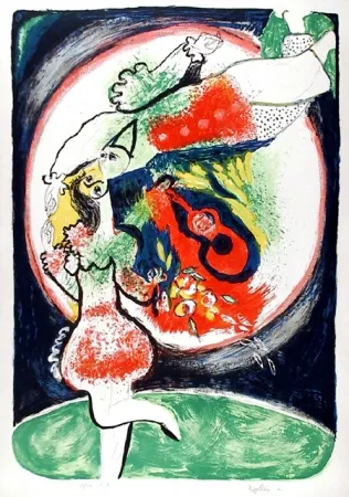 Lithografie Ripolles - Couple