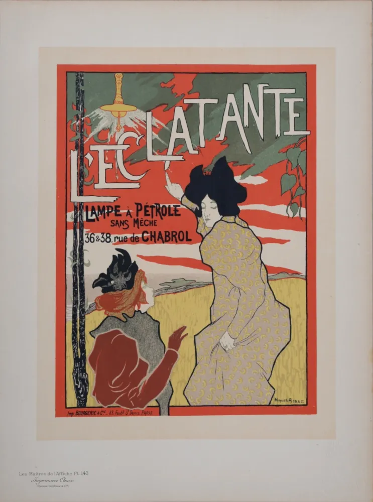 Lithografie Robbe - L'Eclatante, Les Maitres de L’Affiche