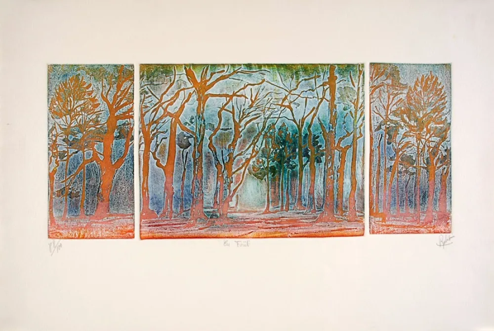 Ets En Aquatint Robert - En forêt