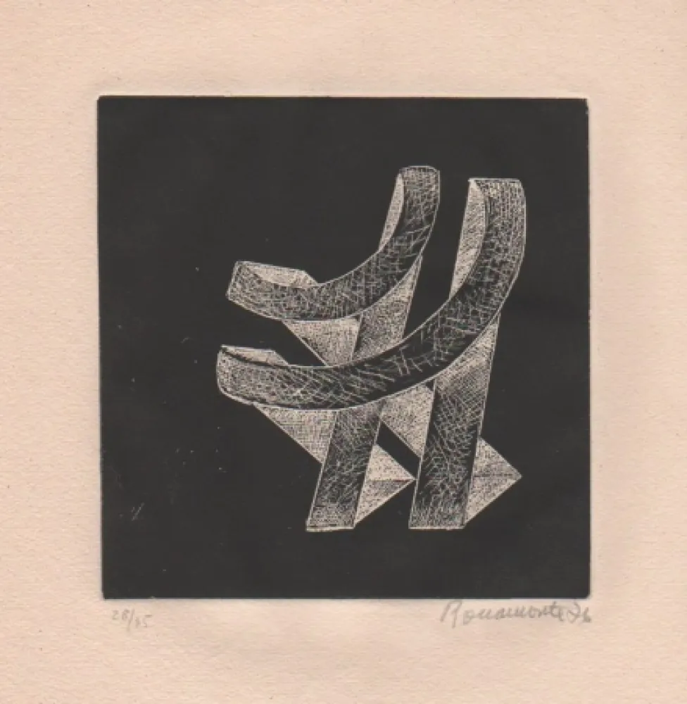 Geïllustreerd Boek Roccamonte - Roccamonte. Quattro acqueforti