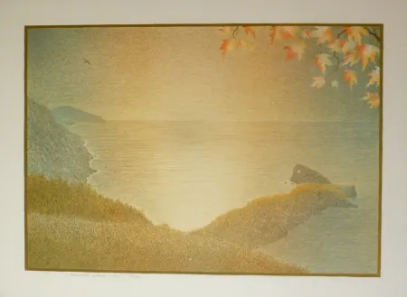 Lithografie Rodrigo - Con la serena atencion de un felino