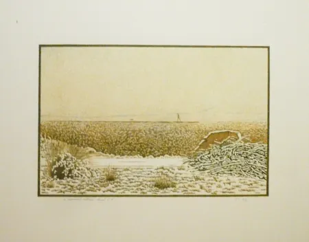 Lithografie Rodrigo - Los largos dias de invierno