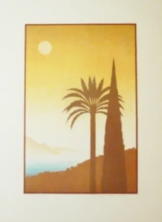 Lithografie Rodrigo - Majnun wa layla