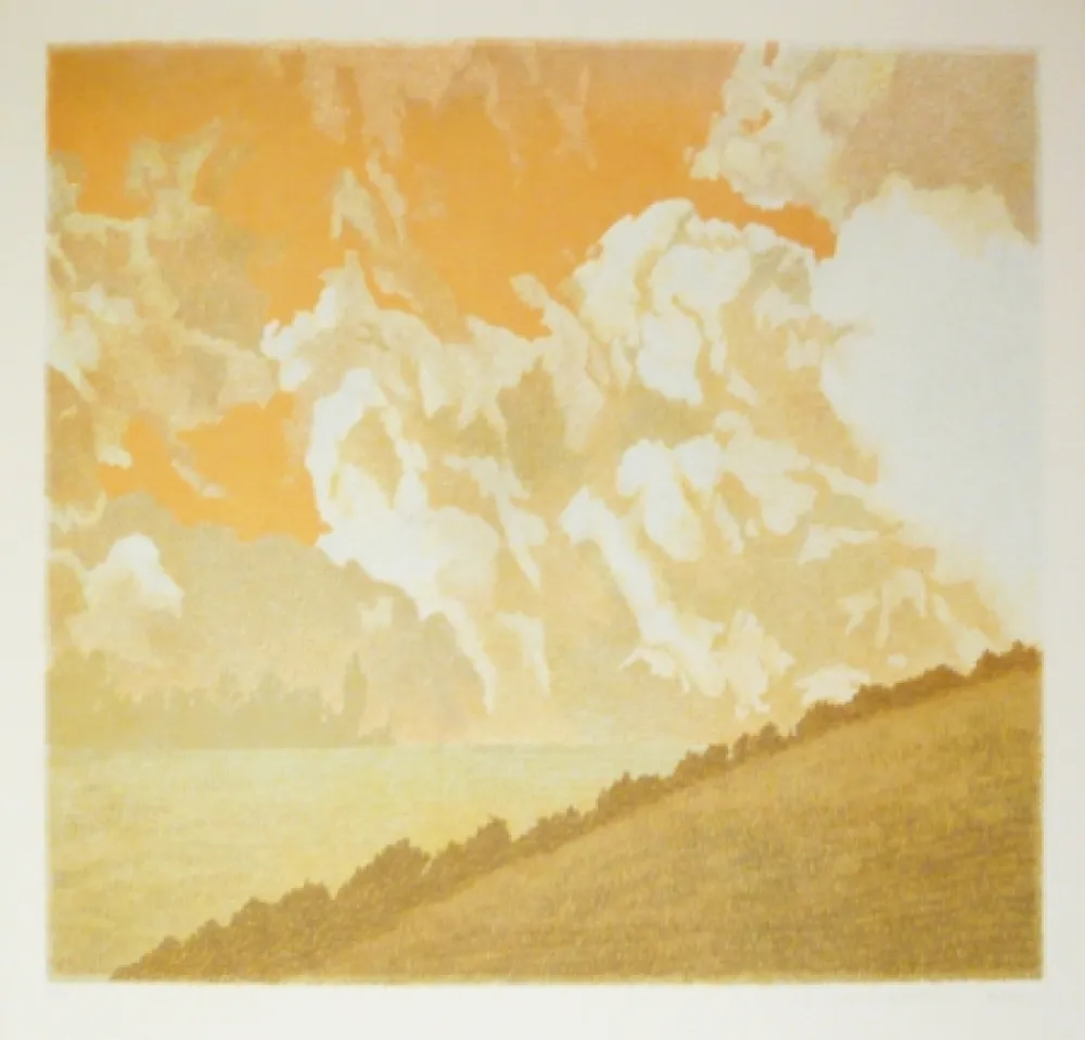 Lithografie Rodrigo - Mas arriba vuelan las aguilas