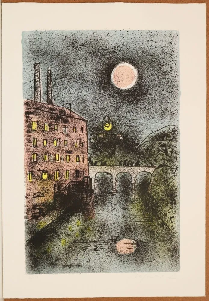 Lithografie Rognoni - Il turno di notte