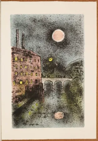 Lithografie Rognoni - Il turno di notte