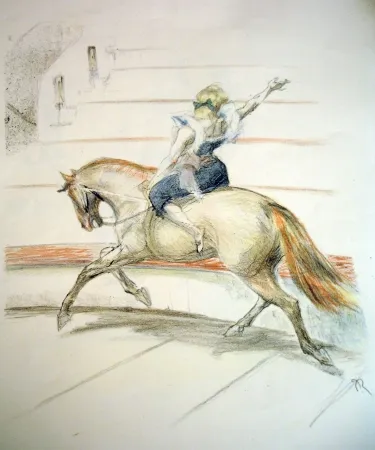 Lithografie Roig - Cirque / Circus