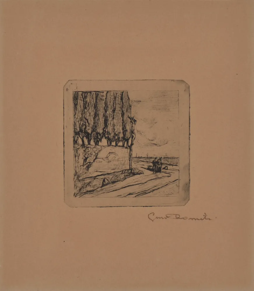 Ets Romiti - LANDSCAPE WITH CRUCIFIX