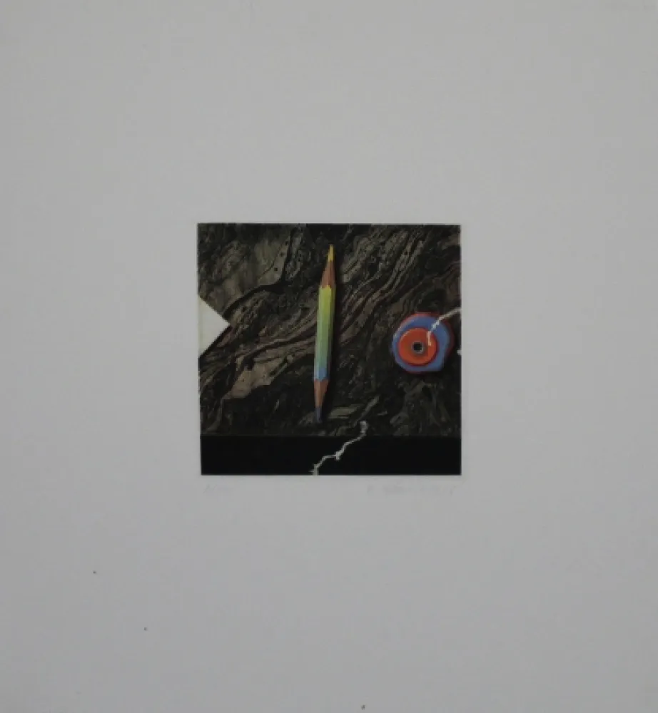 Ets En Aquatint Rösel - Buntstift