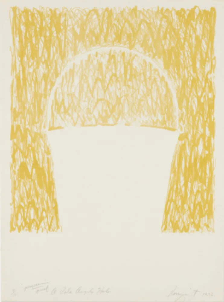 Lithografie Rosenquist - A Pale Angels Halo (Yellow)