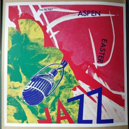 Zeefdruk Rosenquist - „Aspen Easter Jazz“.